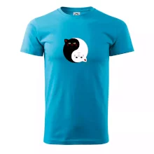 Kočky jin jang barevné