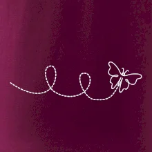 Dráha letu motýla - smyčka