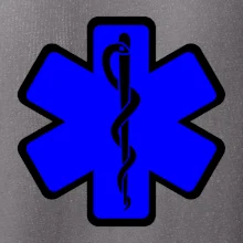 Rescue - Hvězda na prsu +  nápis na zádech