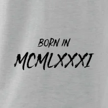 Born in - Římské číslo 1981
