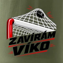 Hokejový střelec zavírám víko