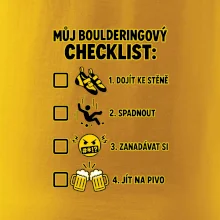 Můj boulderingový checklist