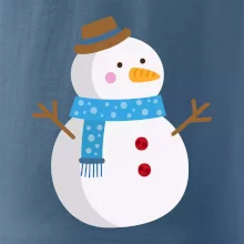 Sněhulák se šálou