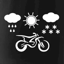 Motorkář za každého počasí - enduro