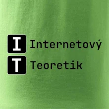 IT Nápis Internetový Teoretik