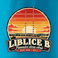 Liblice B retro odznak dvou vysílačů