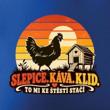 Slepice káva klid a pohoda