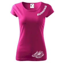 Running nápis šikmo