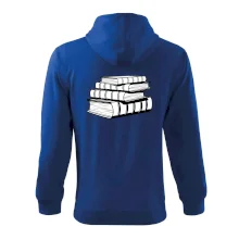 Knihy černobílé na sobě