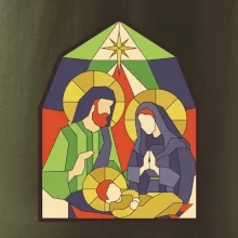 Vitráž - jesličky