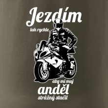Silniční motorka - jezdím tak rychle, aby mi můj anděl strážný stačil
