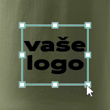 Vlastní logo na prsu - Tričko s vlastním logem