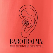 Barotrauma můj nejhorší nepřítel ucho s uzlem v lince