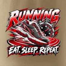 Běžecká bota se stopkami eat sleep repeat