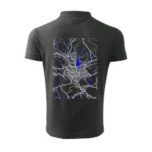 Jablonec nad Nisou - Mapa s vodními toky