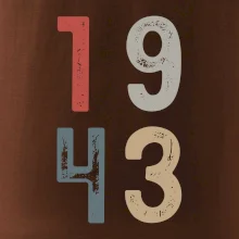 Vintage číslice 1943