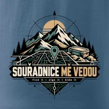 Souřadnice mě vedou horská mapa