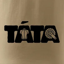 Táta nápis - cyklista
