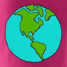 Planeta na prsu - Amerika