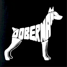 Dobrmans - nápis v tělě Dobrmans - nápis v tělě