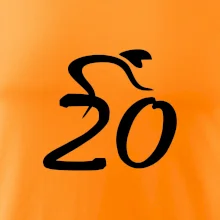 Cyklista slaví dvacítku (20)
