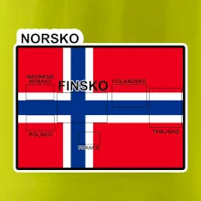 Norsko vlajka další státy