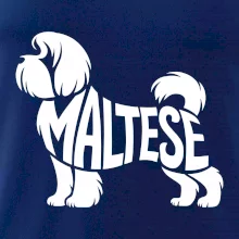 Maltézský psík nápis v těle