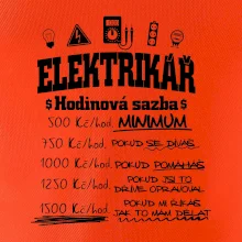 Elektrikář hodinová sazba