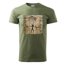 Egyptské hieroglyfy parašutista