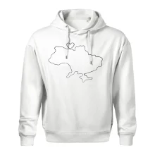 Mapa Ukrajiny - srdce Mapa Ukrajiny - srdce