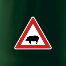 Dopravní značka - Pozor prase domácí