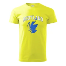 Scotland nápis s mapou