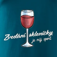Zvedání skleničky je můj sport
