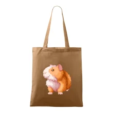 Morče - kreslené, bílo oranžové