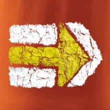 Párová turistická značka žlutá