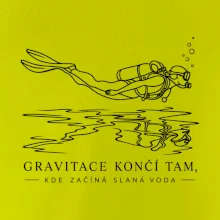 Gravitace končí ve slané vodě