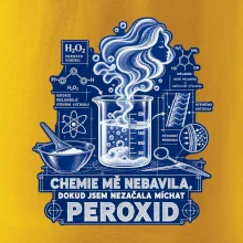 Chemie mě nebavila dokud jsem nezačala míchat peroxid