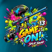 Barevná exploze game on paintball