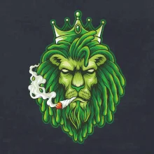 Zhulený lev zelený