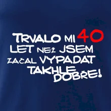 Trvalo mi 40 let než jsem začal vypadat takhle dobře