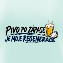Pivo po zápase je moje regenerace