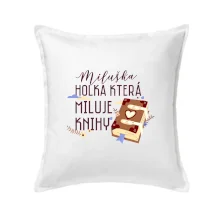 Kniha - Holka, která miluje knihy -  Vaše jméno