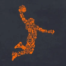 Hráč basketbalu ikony