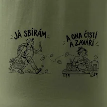 Já sbírám ona čistí a zavaří