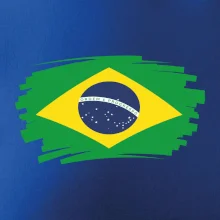 Brazílie vlajka štětkou