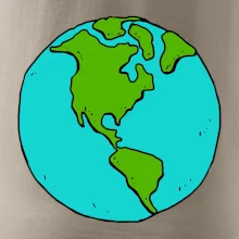 Planeta na prsu - Amerika