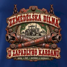 Zemědělská dílna u zapadlého kardanu