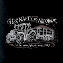 Bez nafty to nepojede traktor s vlekem