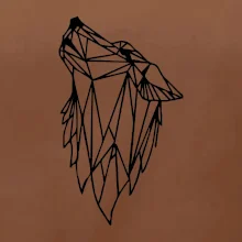 Geometrie - vlk - vyjící