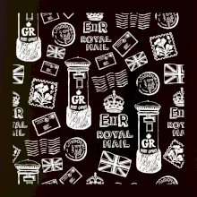 Britská pošta ikony